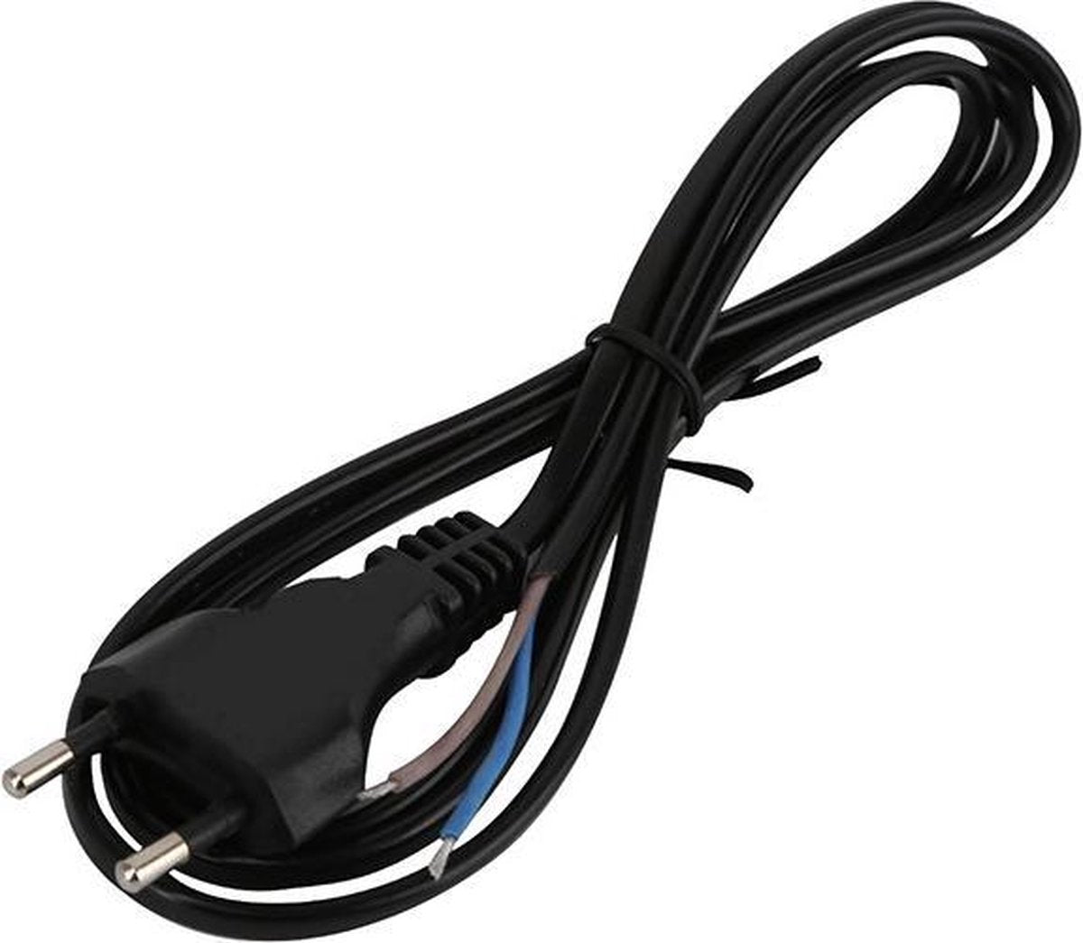 Voedingskabel - Igia Entim - 220V - 2 Aderig - 1.5 Meter - Zwart