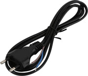 Voedingskabel - Igia Entim - 220V - 2 Aderig - 1.5 Meter - Zwart