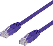 DELTACO TP-610P Cat6 U/UTP Netwerkkabel LSZH - Paars - 10 meter