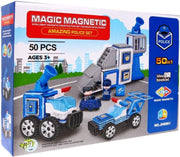 Magnetische Bouwset Politie 50 Delig