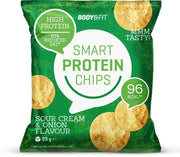 Body & Fit Smart Chips - Minder vet & koolhydraten - Eiwitrijk - 1 box (12 zakjes) - Sour Cream & Onion