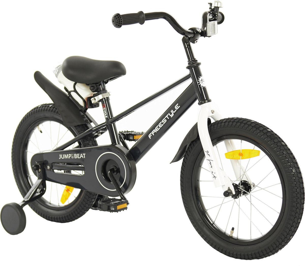 2Cycle Jump Kinderfiets - 16 inch - Zwart - Jongensfiets