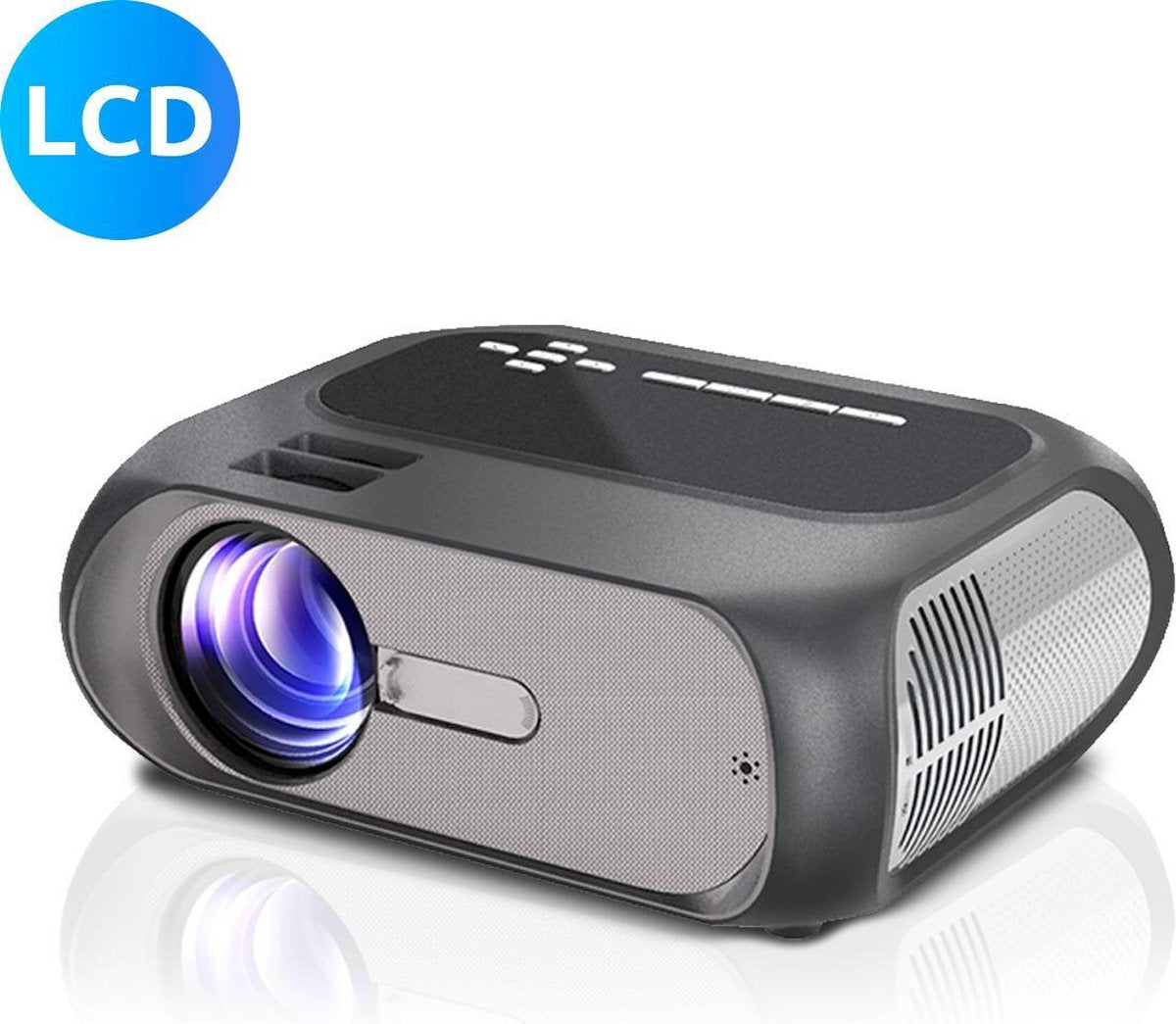 Dailygoods Mini Beamer – HD – Beamer Projector- HDMI – WiFi - 5000 Lumen