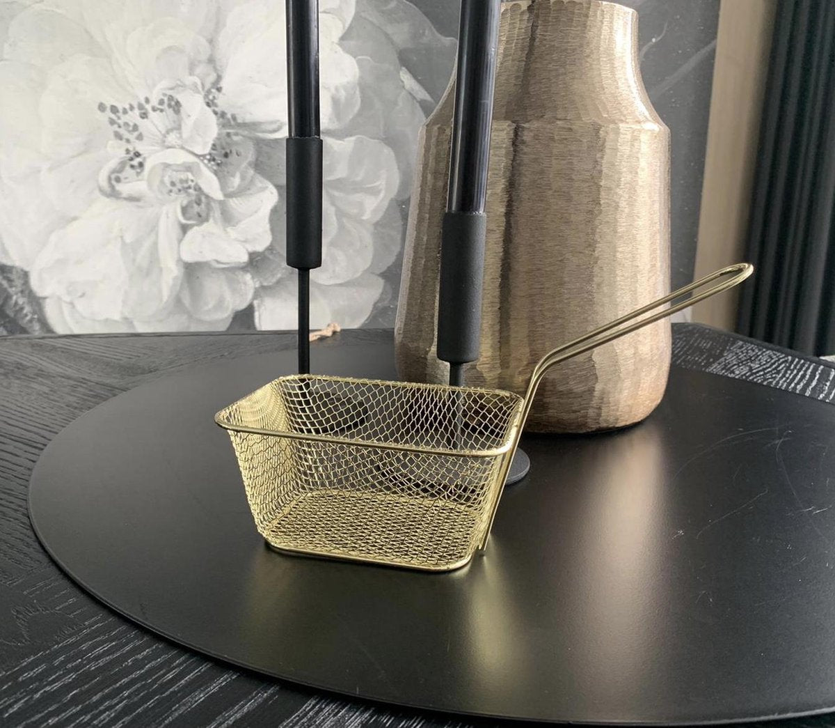 Gouden Frituur mandje