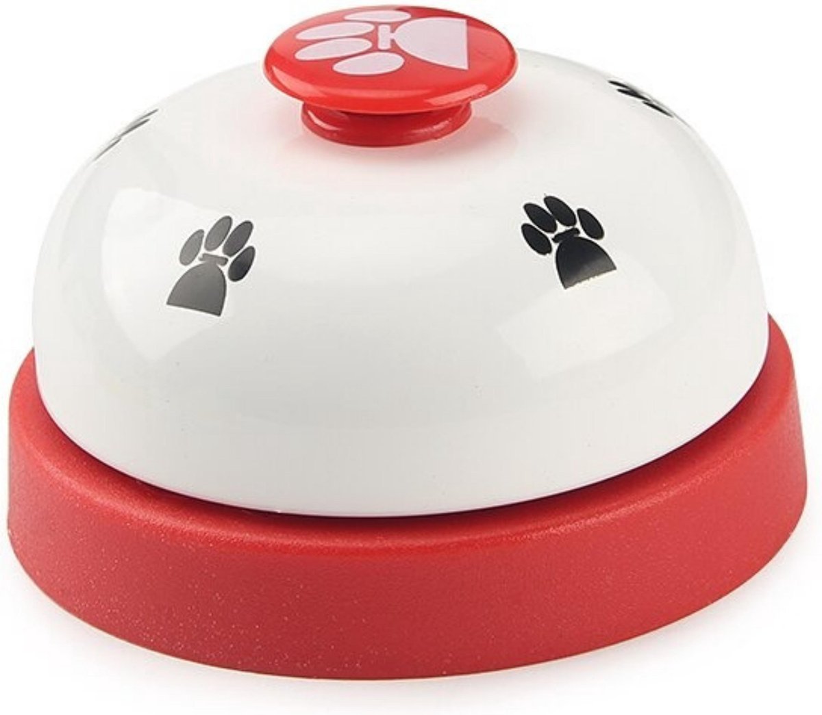 HMerch™ Hondenbel speeltje voor je hond - Bel voor honden - Hondentraining - Wit Rood