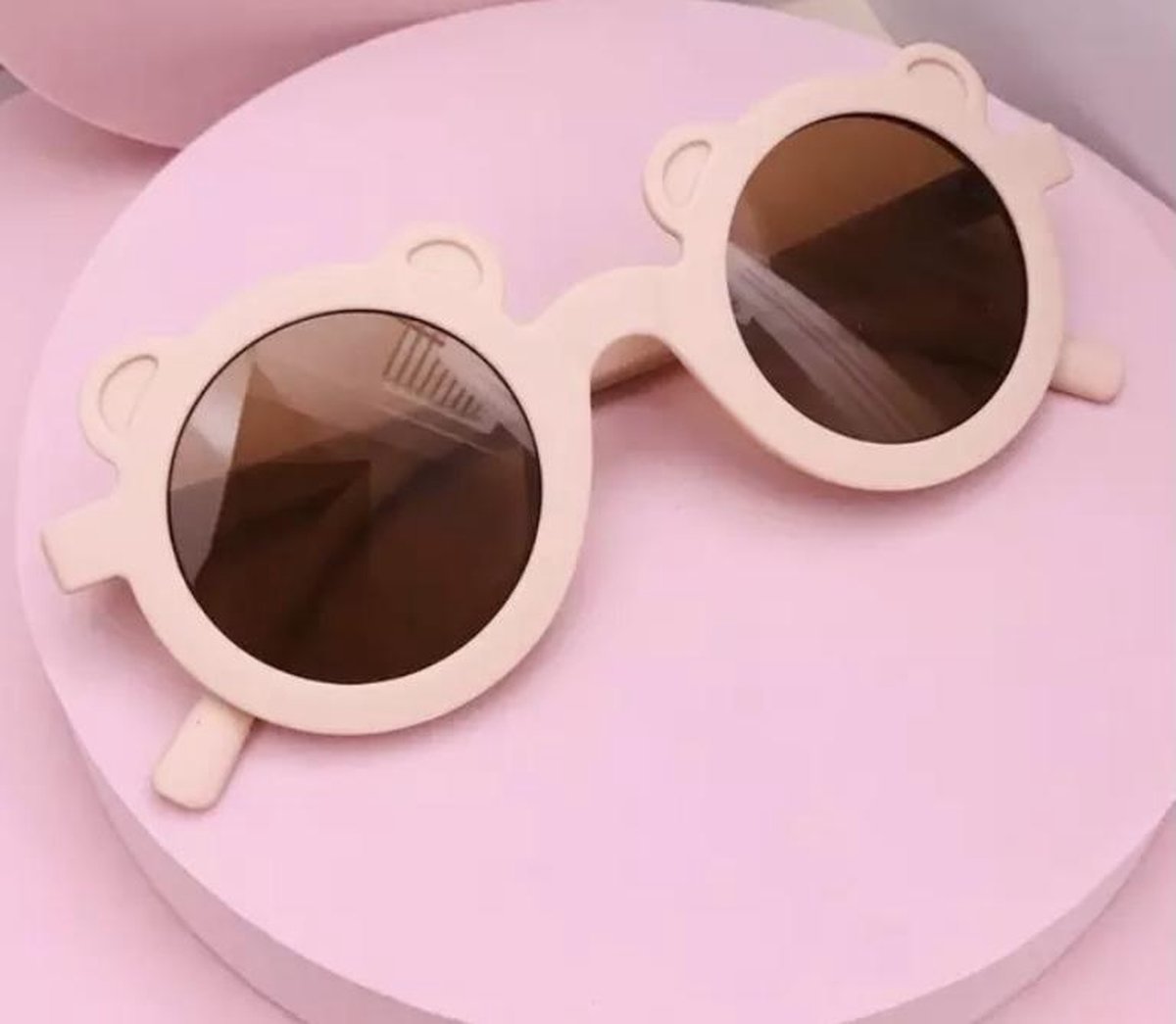 SIIDDS - zonnebril kids Little bear 1-6 jaar - pink - roze - licht roze - light pink - sunglasses - zomer - kindermode - accessoires - baby - dreumes - peuter - kleuter - kids - pink - roze - licht roze - light pink  - beer - Little bear