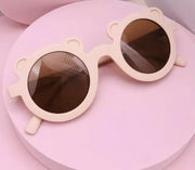 SIIDDS - zonnebril kids Little bear 1-6 jaar - pink - roze - licht roze - light pink - sunglasses - zomer - kindermode - accessoires - baby - dreumes - peuter - kleuter - kids - pink - roze - licht roze - light pink  - beer - Little bear