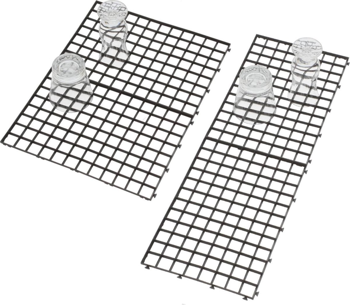 Afdruipmat voor glazen - 4 st. - 30 x 20 cm