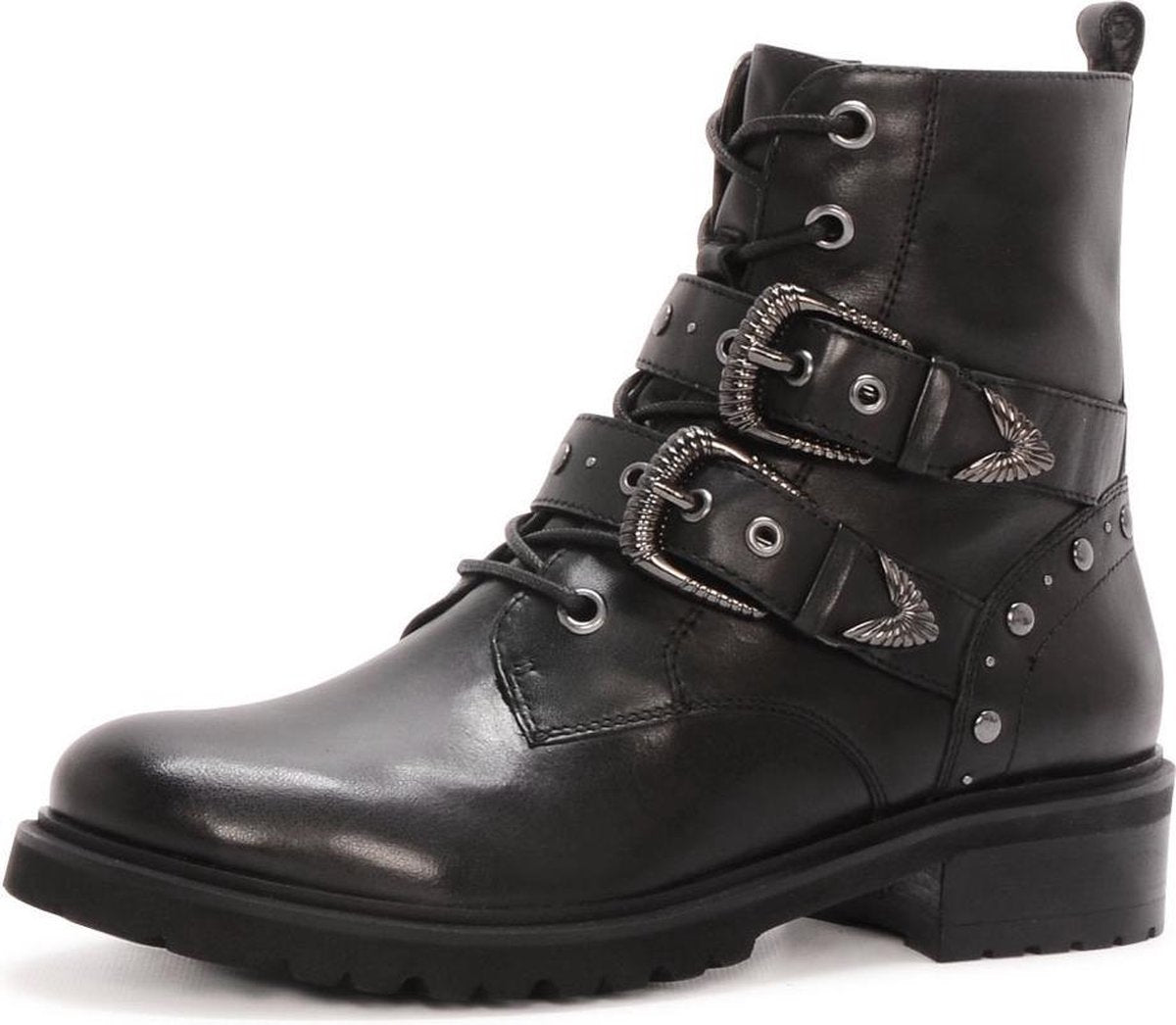 SPM Zwarte Biker Boots Astrolofi - Damesschoen - Maat: 39