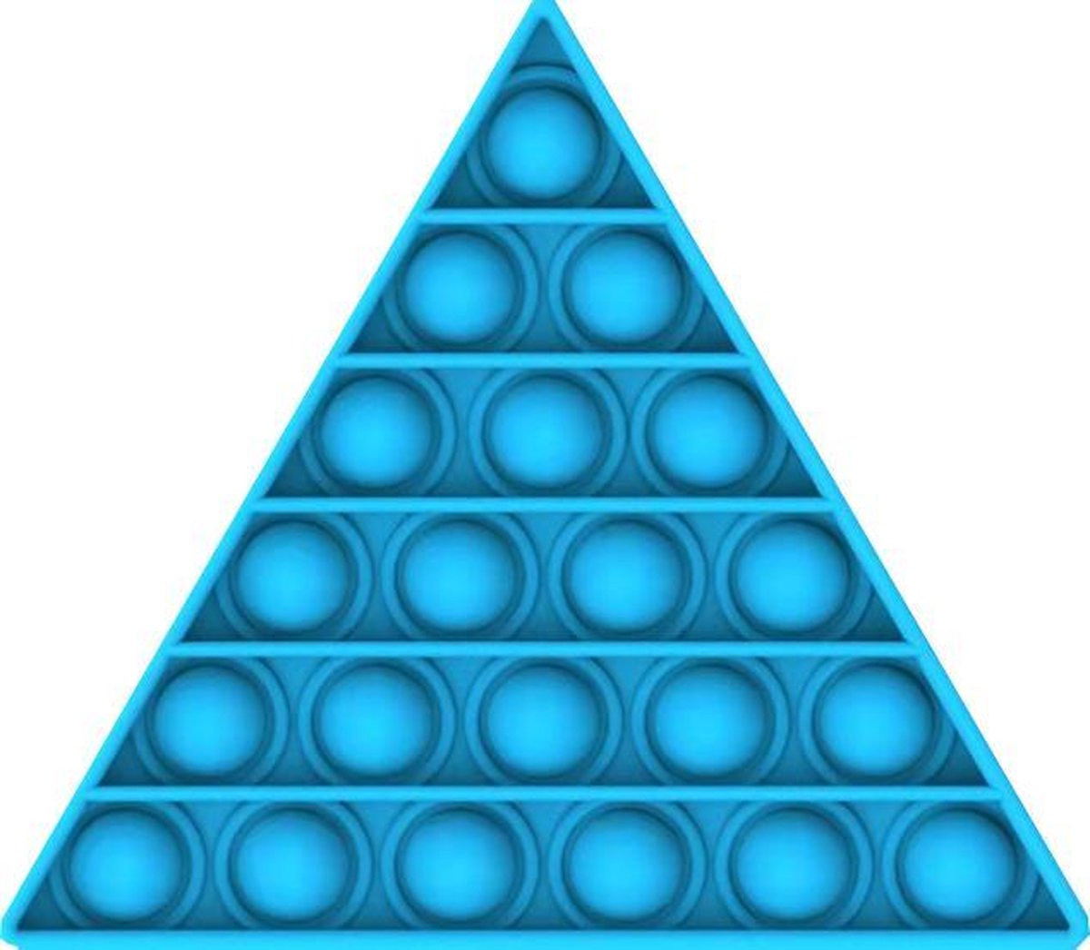 Pop It Fidget - Pop Bubble - Driehoek - Blauw