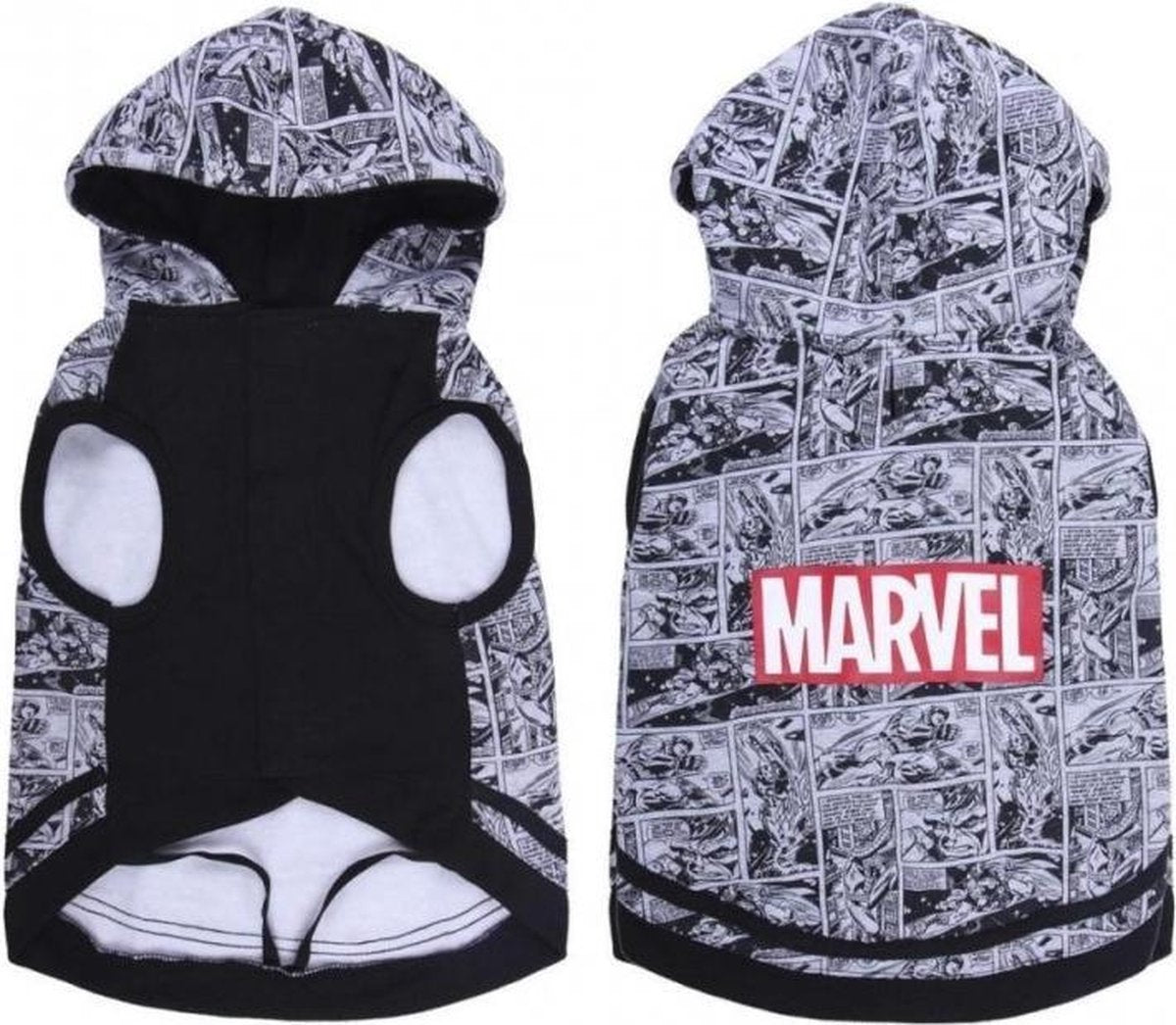 MARVEL - Dog Hoodie - M (Length 36cm - Chest 58-66cm)