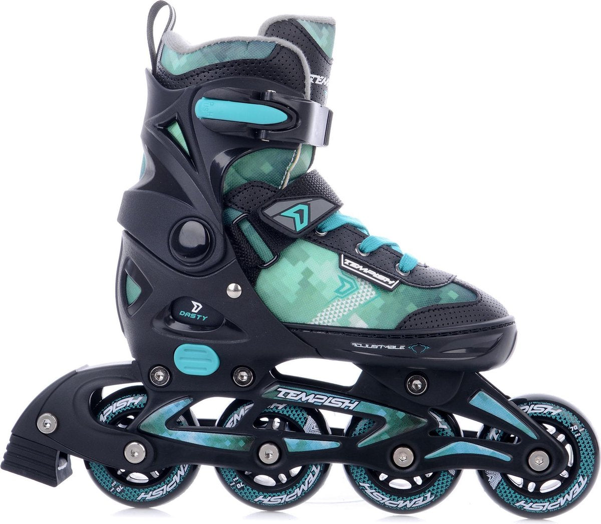 Tempish Inlineskates - Maat 40-43 - Unisex - Zwart - Blauw - Groen