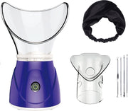 Supplife Gezichtssauna - Met 4-delig Blackhead Remover Set en Haarband - Paars - Gezichtsstomer - Facial Steamer