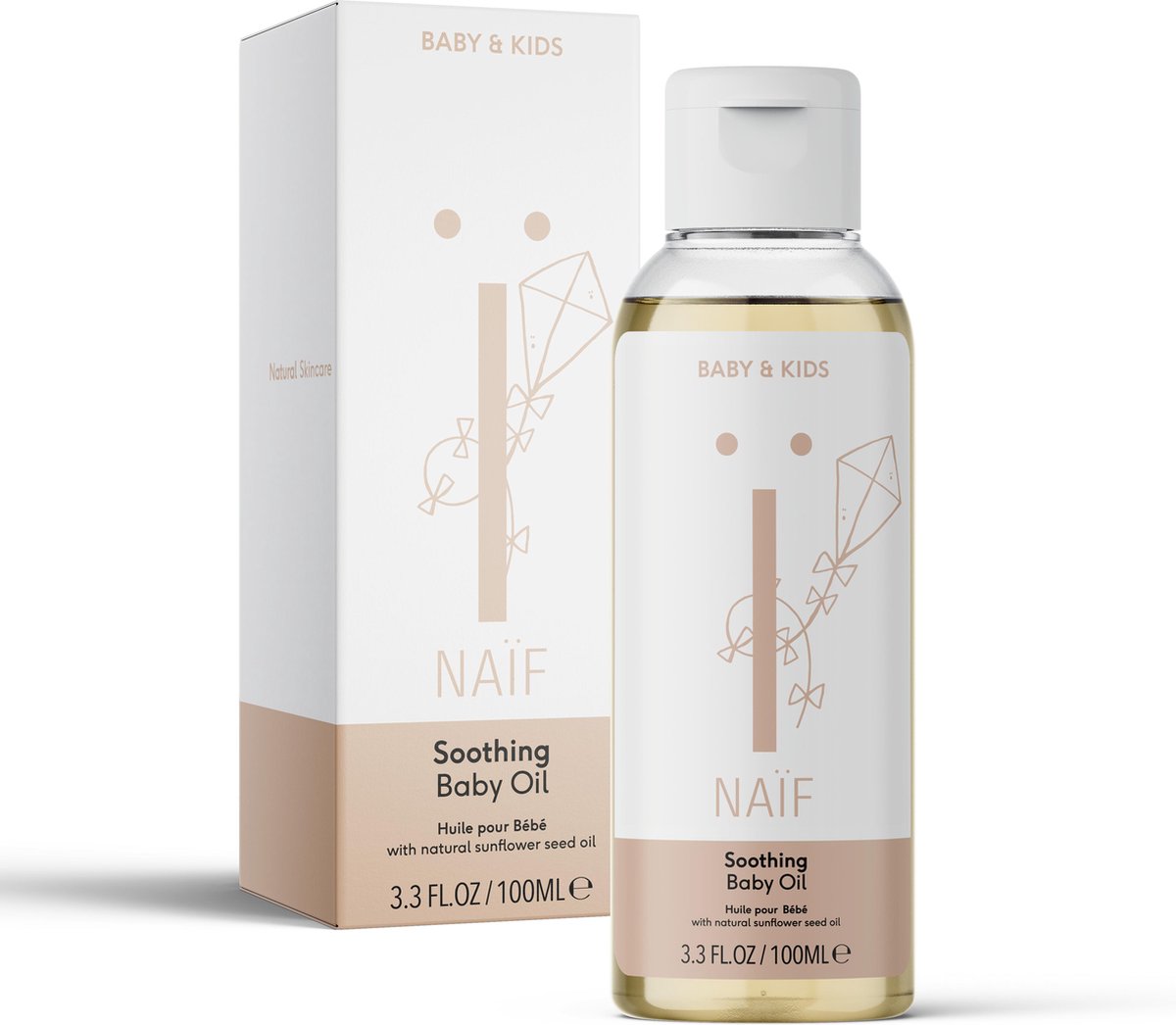 Naïf Natuurlijke babyolie -  voor baby en kind-  100 ml