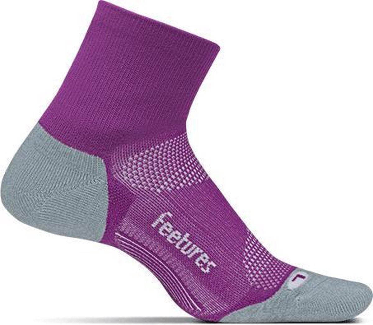 Feetures - Elite Light Cushion Quarter - Hardloopsokken - Sportsokken - Paars - S - 34-37