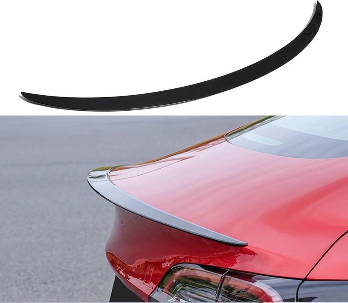 Tesla Model 3 Spoiler Zwart Performance Achterspoiler Auto Exterieur Accessoires Nederland België