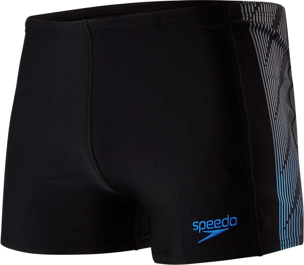 Speedo Placement Panel Aquashort  Zwembroek - Maat S  - Mannen - zwart - blauw Maat 4