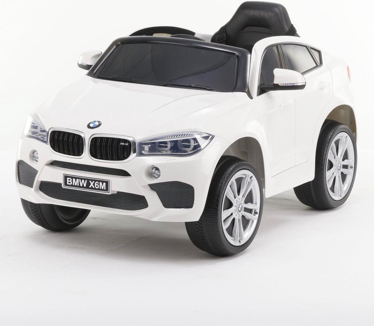 Elektrische Kinderauto BMW X6M Wit 12V Met Afstandsbediening