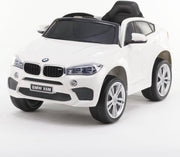 Elektrische Kinderauto BMW X6M Wit 12V Met Afstandsbediening