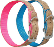 Collar cork blue 60 cm 30 mm