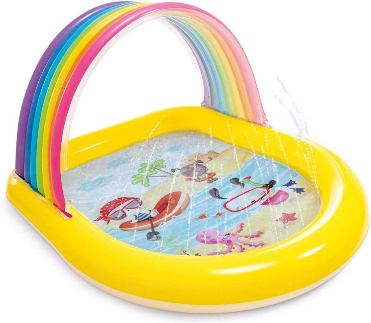 Intex 57156NP Regenboog Peuter Badje 147x130x86 cm