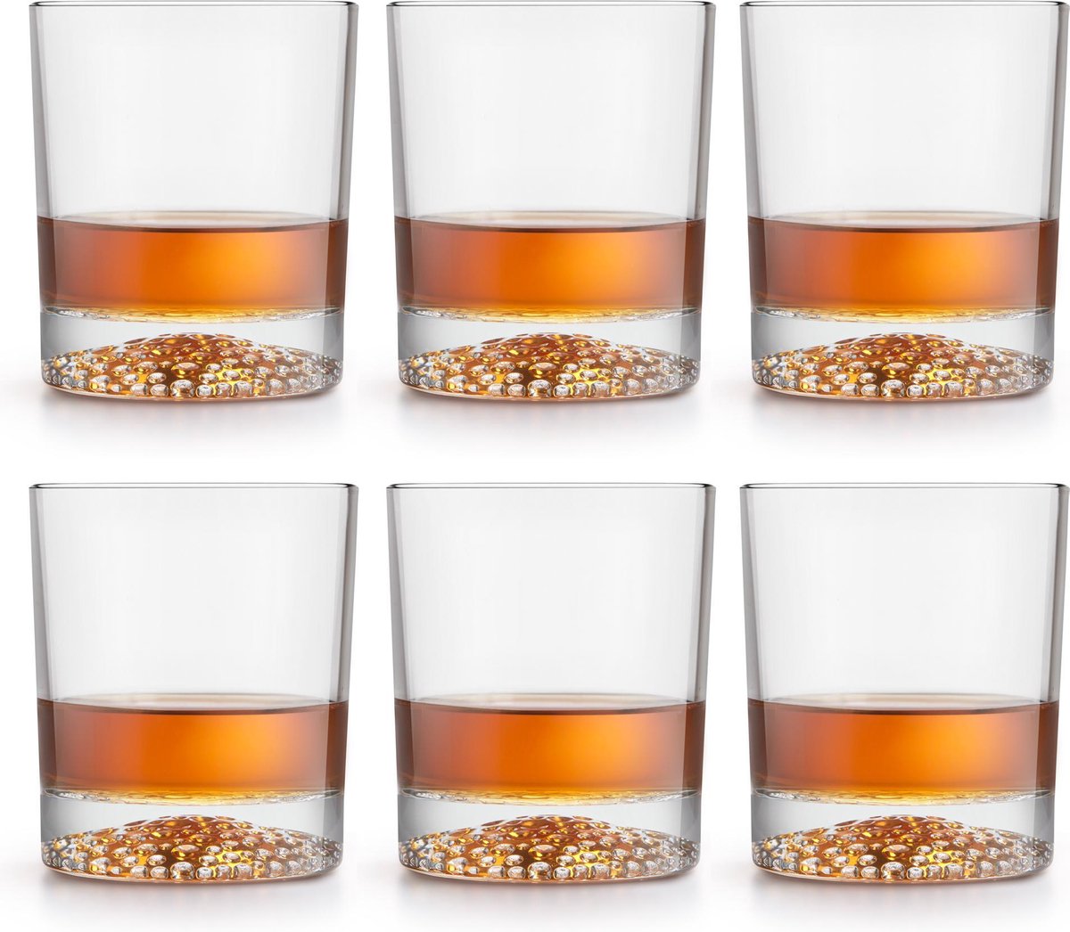 Libbey Whiskyglas – Gles – 30 cl / 300 ml - 6 stuks - hoge kwaliteit - luxe design - vaatwasserbestendig