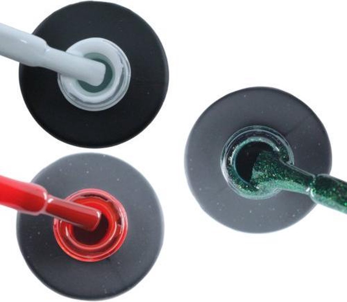 Influence Gellac #ITALYSERIE - UV / LED Gellak - Gel nagellak - Gel lak - Wit / Rood / Groen - Startersset - 3 x 10 ml