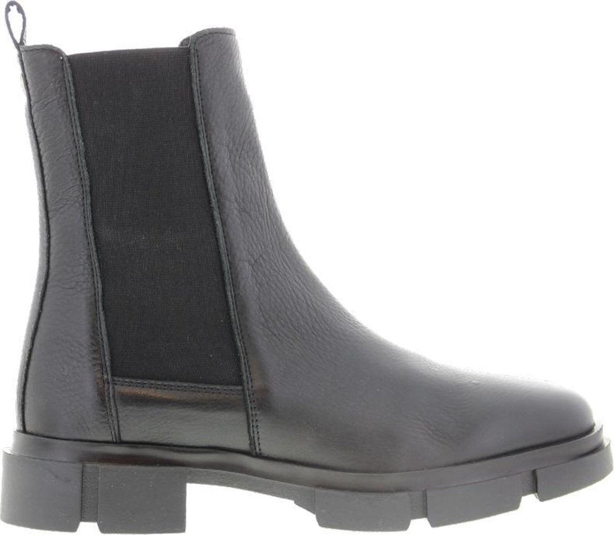 Tango | Romy 9-e black leather chelsea boot detail - black sole | Maat: 42