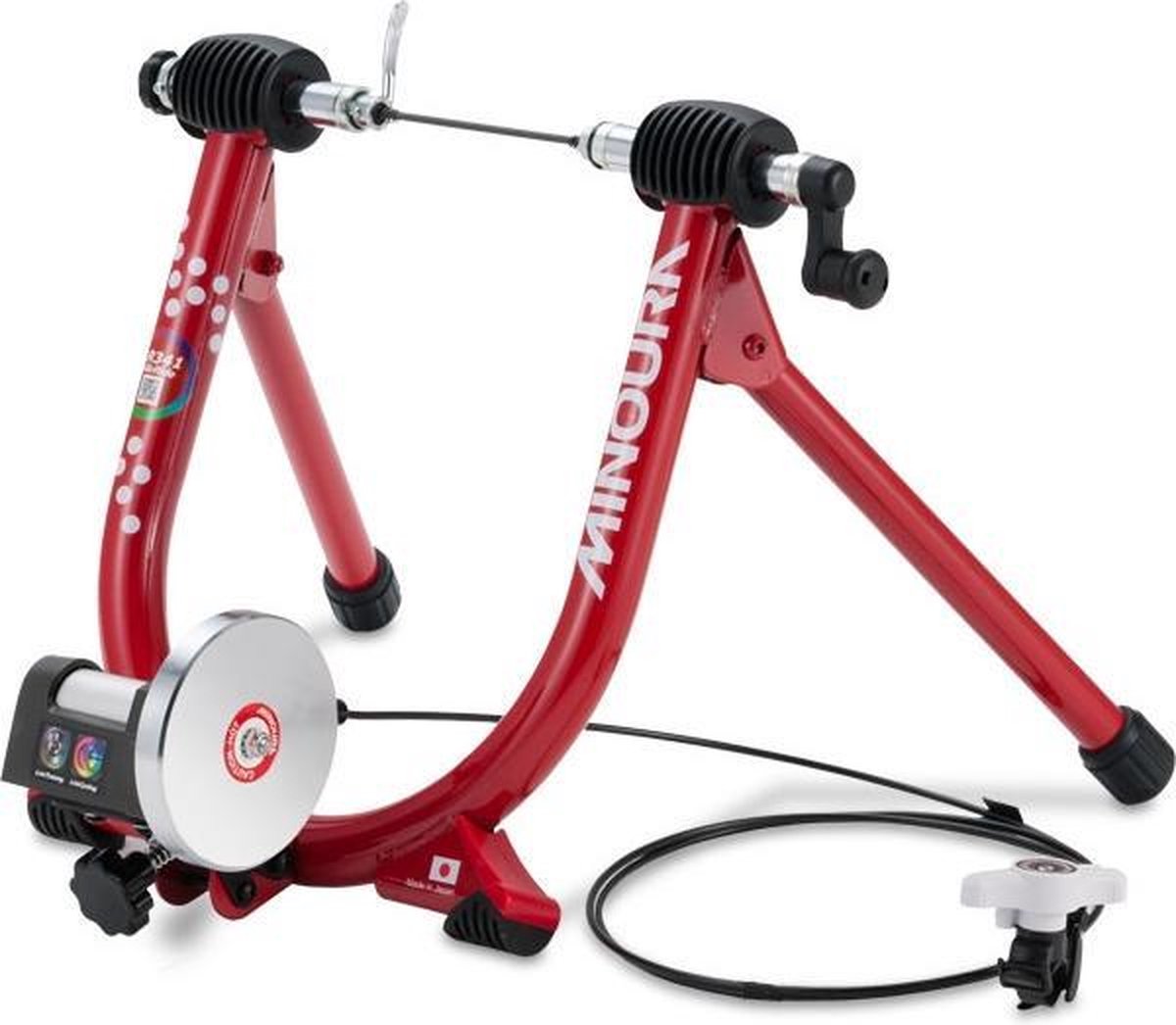 Minoura Fietstrainer Liveride Lr341 - 61 X 42 Cm - Staal - Rood