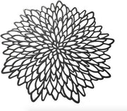 4x Luxe Zwarte Placemats | 38 cm | By You-Home.nl