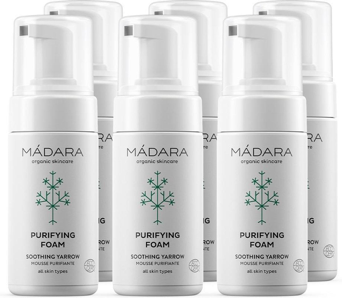 MÁDARA Organic Skincare | Purifying Foam - 6 x 100 ml