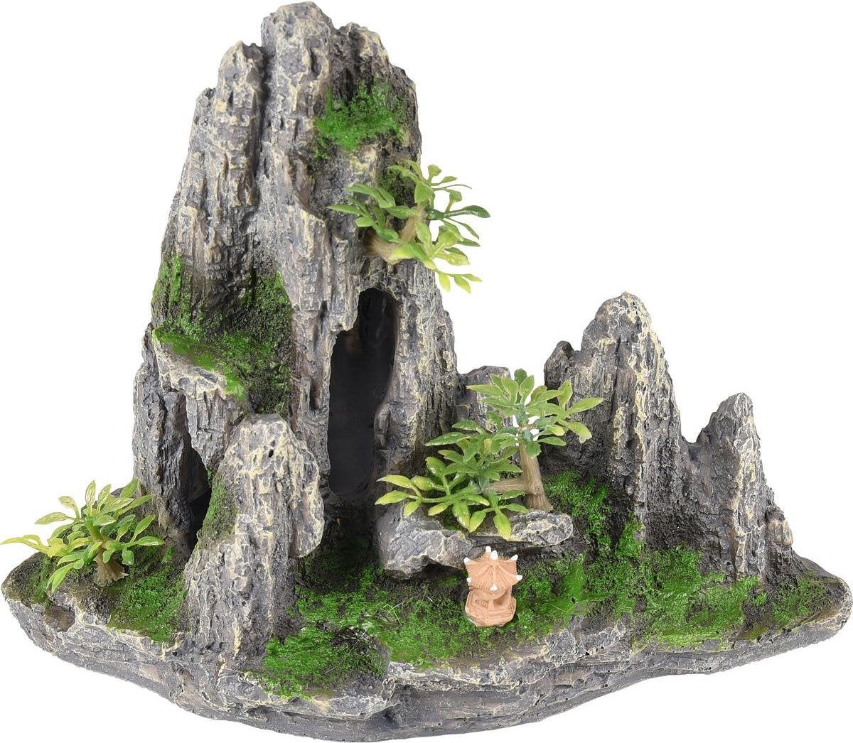 Aquarium Lapis Stenen Grijs - Grijs - 23 x 11.5 x 17 cm