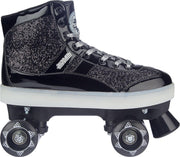 Nijdam Rolschaatsen Flashing - Glitter and Glamour - Zwart - 33/34