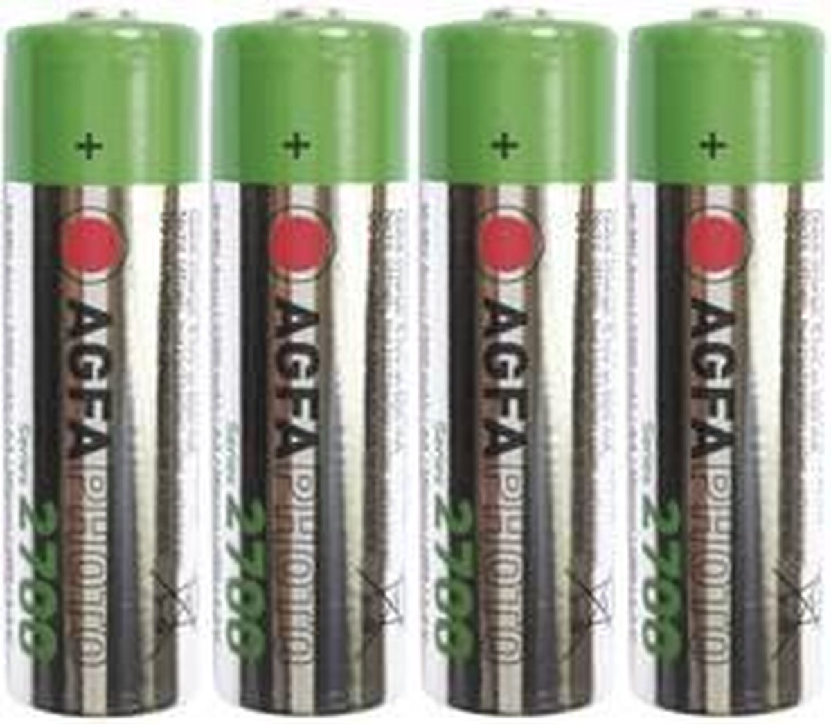 AgfaPhoto 4x AA Ni-Mh Mignon 2700 mAh batterijen