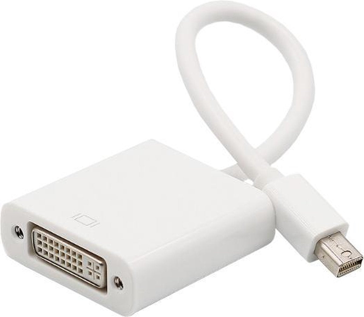 XIB Mini Displayport naar DVI / Mini DP to DVI adapter - Wit