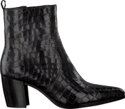 Notre-V 01a-203 Enkellaarsjes - Enkelboots - Dames - Zwart - Maat 38