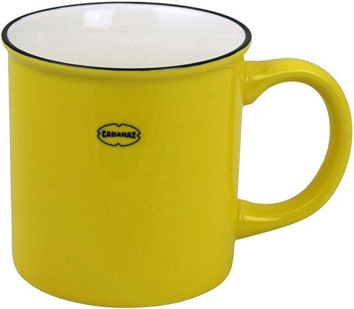 Cabanaz koffie/thee mok - 250 ml - Geel