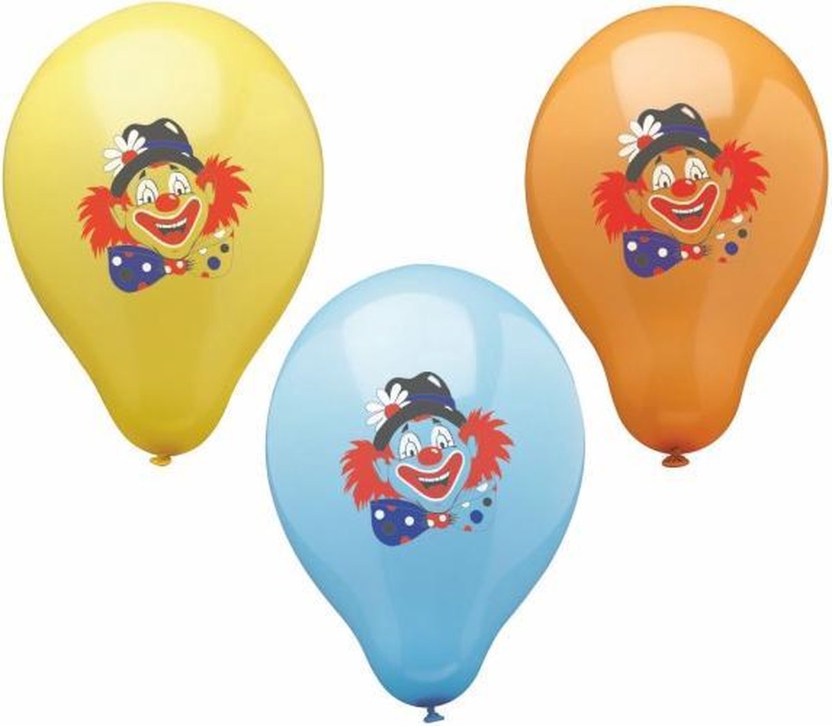Ballonnen Clown - 6 stuks