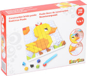 Eddy Toys Mozaïekpuzzel Eend Junior Rood 128-delig