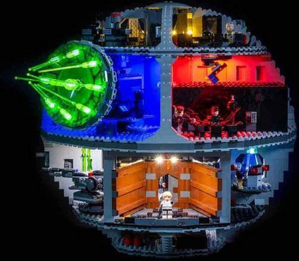 Light My Bricks LEGO Star Wars Death Star 75159 Verlichtings Set