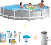Intex Zwembad - Prism Frame - 366 x 76 cm - Inclusief WAYS Onderhoudspakket & Filterpomp
