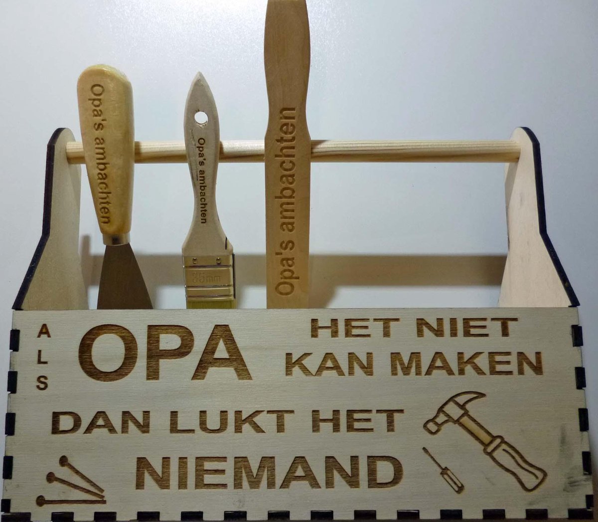 gereedschap kistje opa met ass