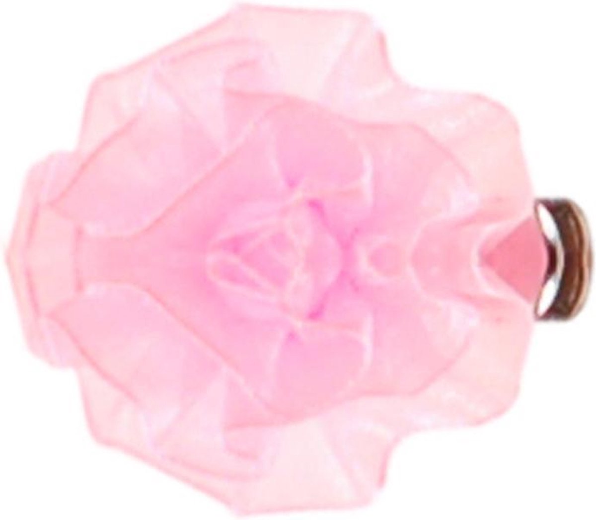 Haarclipje bloem roze