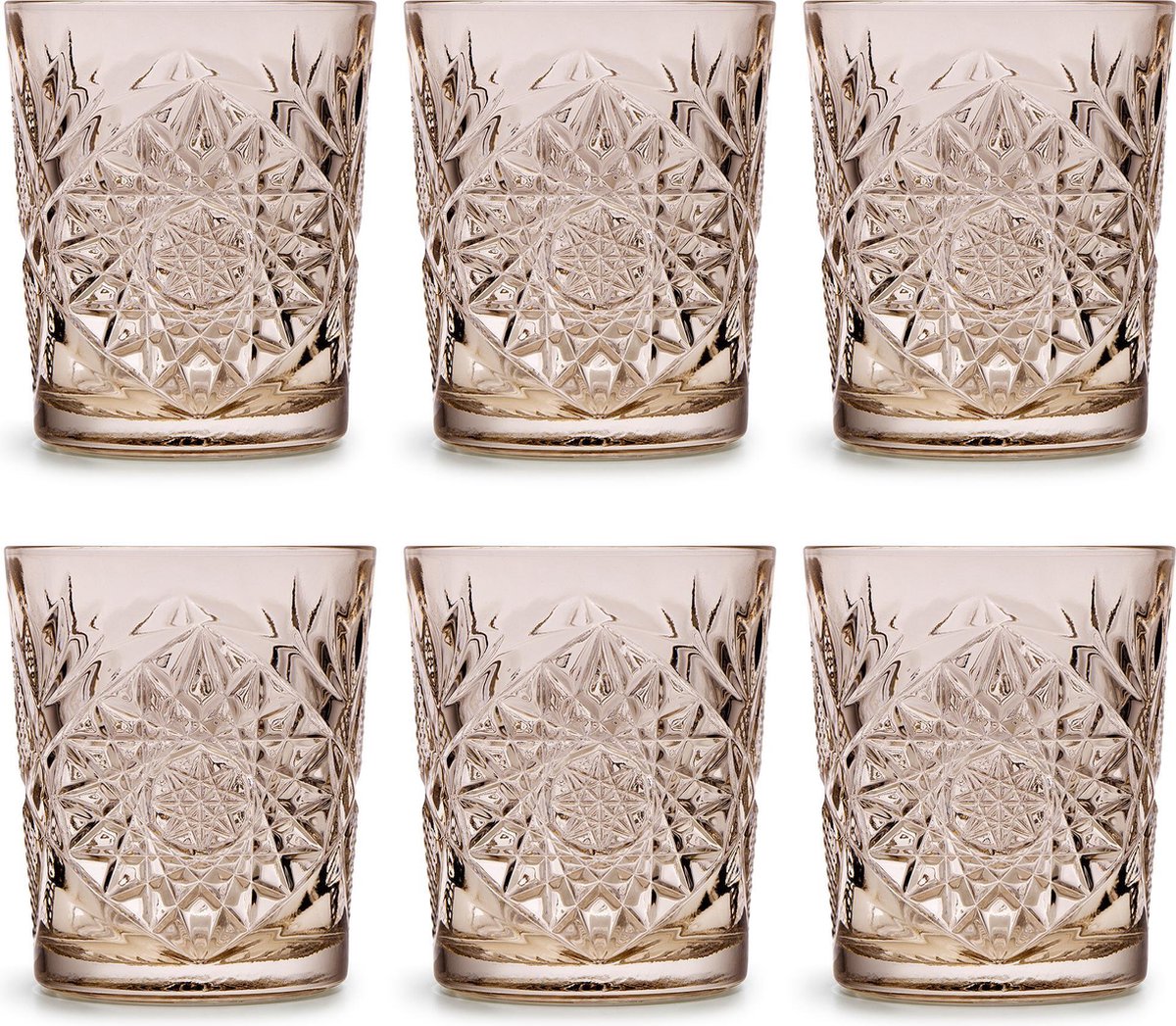 Libbey Drinkglas Hobstar Tender Taupe – 355 ml/ 35