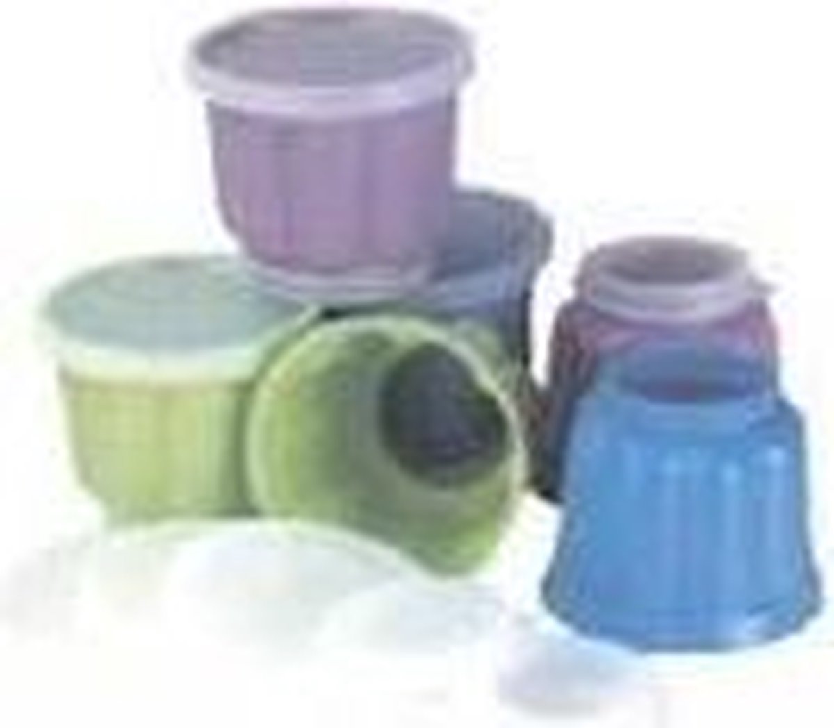 Ibili Puddingvormpjes Met Deksel Ø 7.3 cm - 6 Stuks