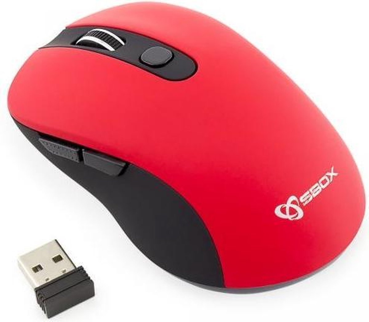 Sbox draadloze muis WM-911-rood