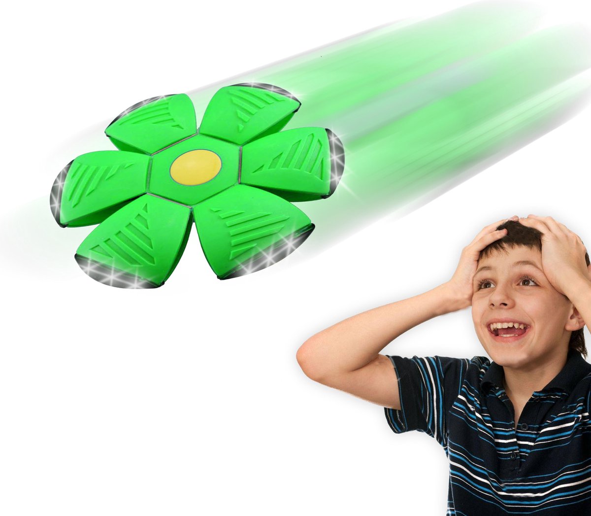 phlat frisbee ball - met flash led verlichting