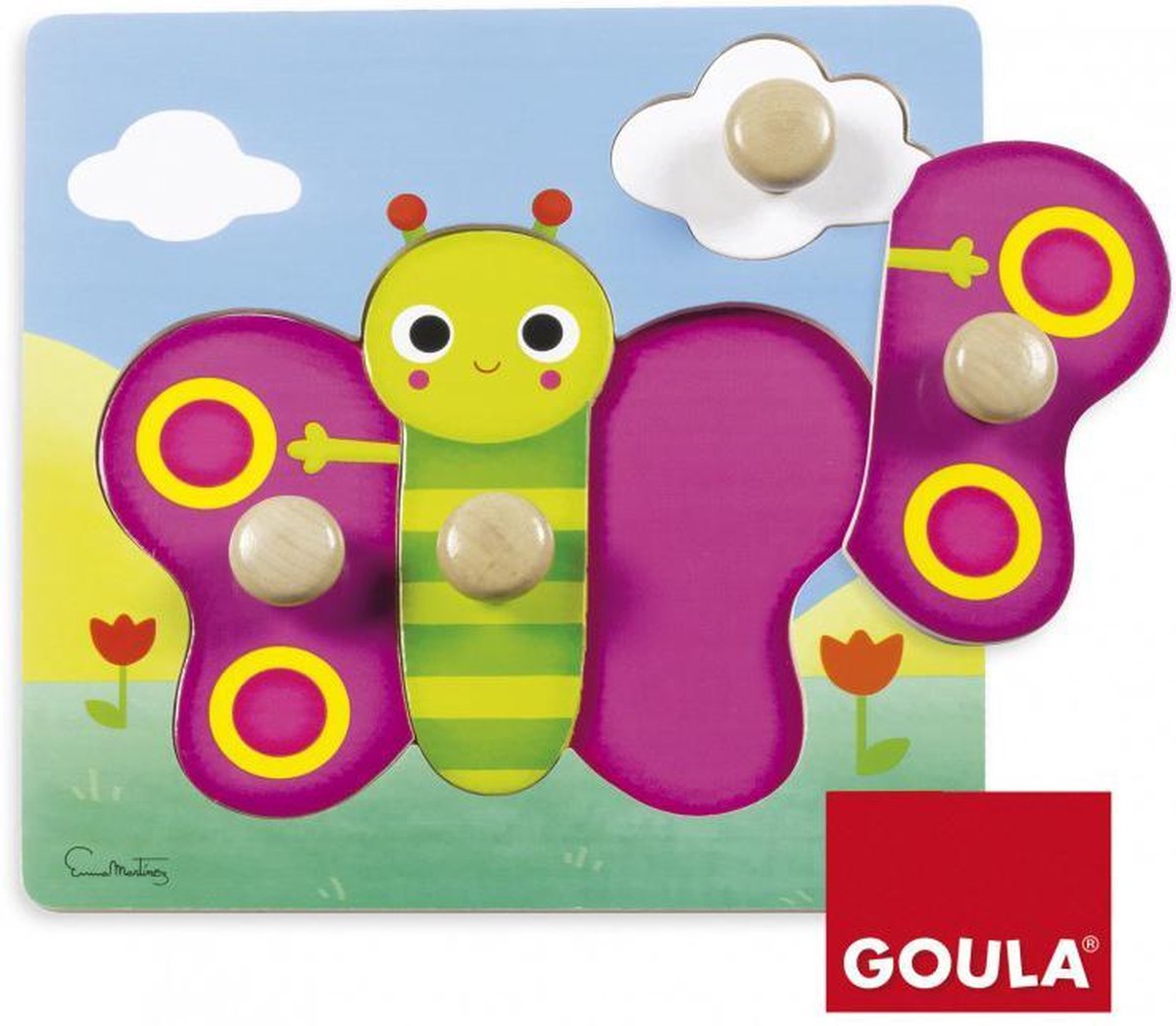 Goula Noppenpuzzel Vlinder