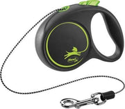 Flexi rollijn black design cord groen - xs 3 mtr tot 8 kg - 1 stuks