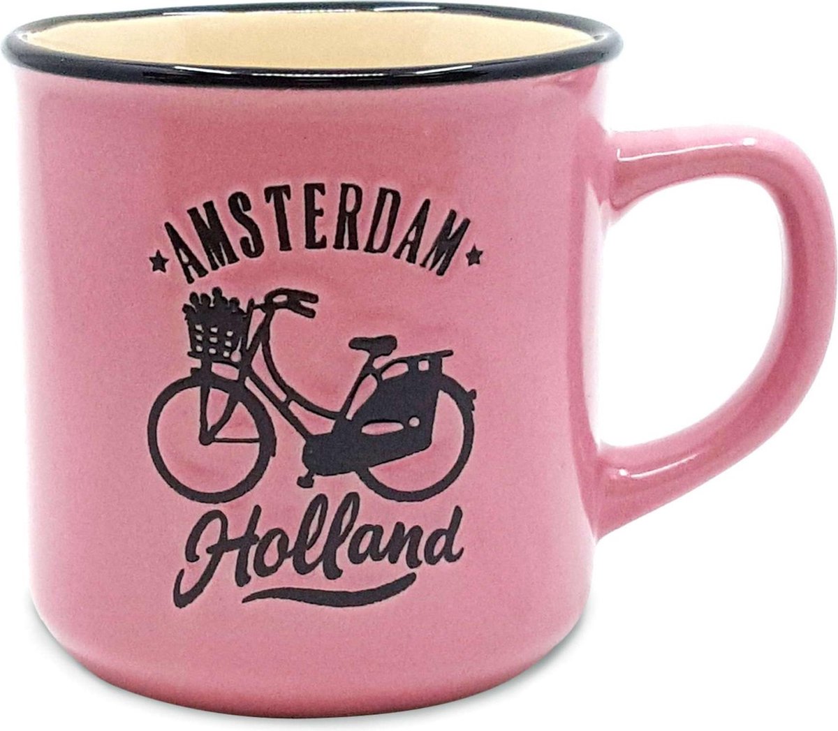 Campmug beker - Amsterdam - Klein - Roze